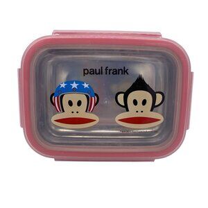 PAUL FRANK Korea Tupperware Mini Lunch Box Picnic Tin Stainless Steel Insert